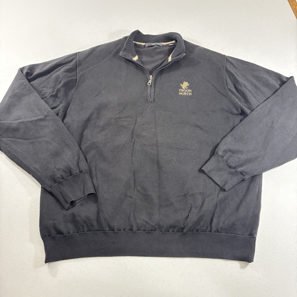 Troon North Golf Club Scottsdale AZ Greg Norman 1/4 Zip Sweater Sweatshirt XL